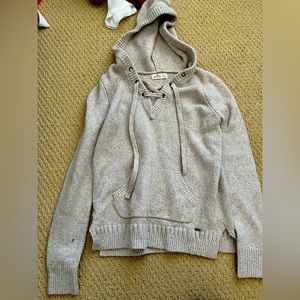 Gray hoodie sweater from Hollister